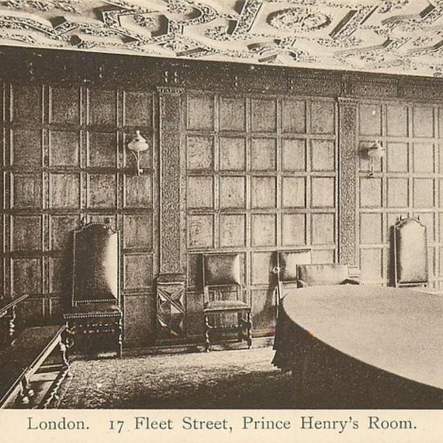 The black-and-white timber exterior of Prince Henry’s Room reflects its Jacobean roots.