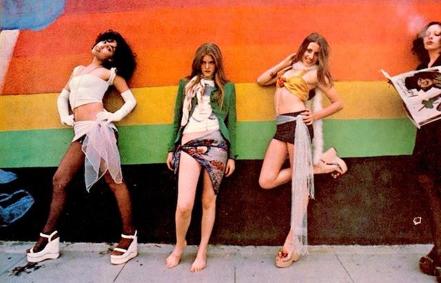 Take a step back in time and relive the fashion of the 1970s with platform shoes.