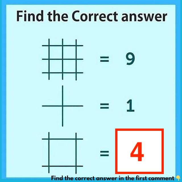 The answer is revealed! There are 4 intersections in the final grid. Did you get it right?