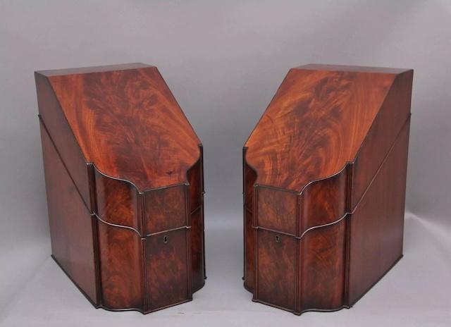 Curved design with inlay, highlighting the artistic Georgian period