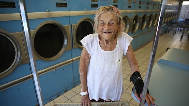 Before her life changed, Mimi volunteered at a laundromat, where she slept between the machines, surviving on tips left by customers