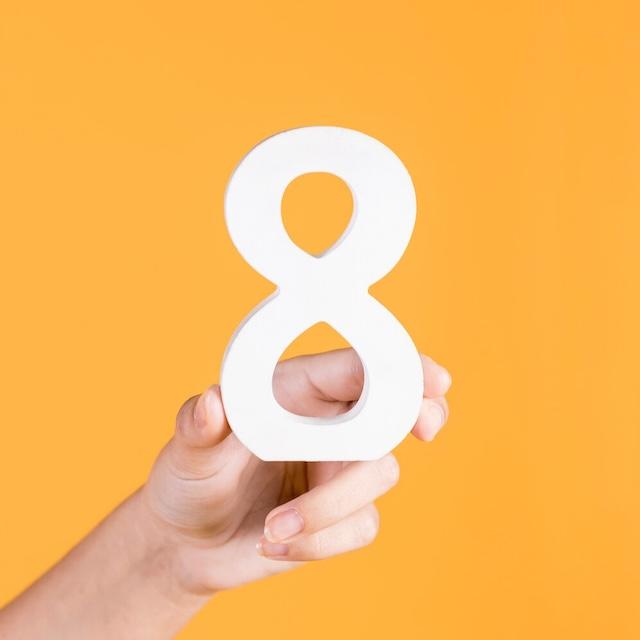 The answer is right here! Did you count correctly? Answer: 8 matches