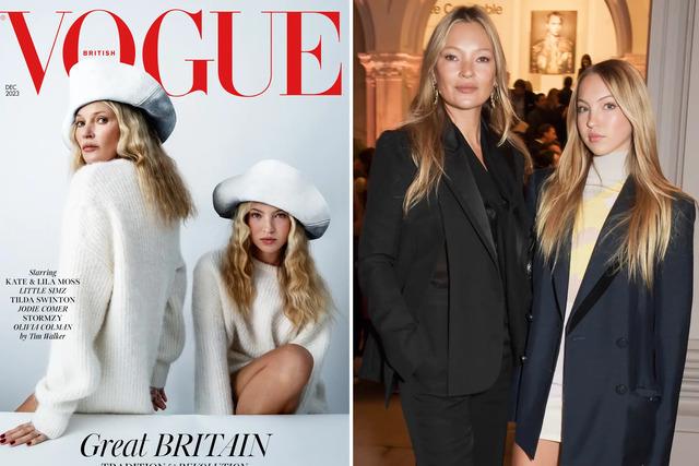 The Moss appeared on the cover of British Vogue in December 2023