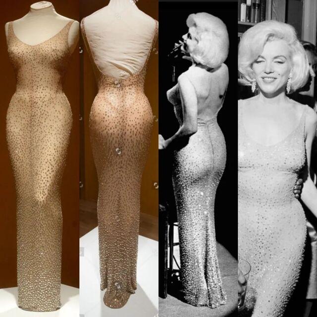 The dress was a custom creation meant to accentuate Marilyn’s iconic figure