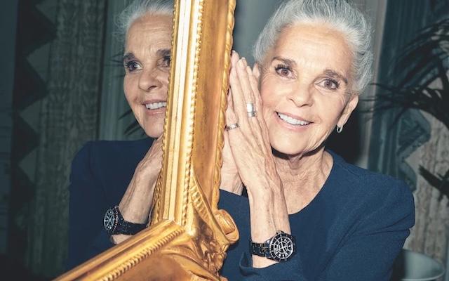 Priscilla Presley smiles with confidence, reflecting a life full of transformation and reinvention