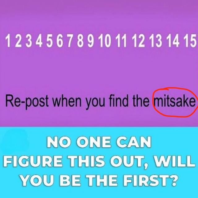 The mistake lies not in the numbers but in the text. Did you notice it before seeing the reveal?