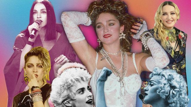 Madonna’s accolades include induction into the Rock and Roll Hall of Fame and numerous Grammy Awards.
