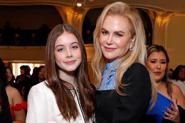 Nicole Kidman and her daughter Sunday Rose