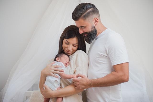 The couple is blessed with a baby boy
