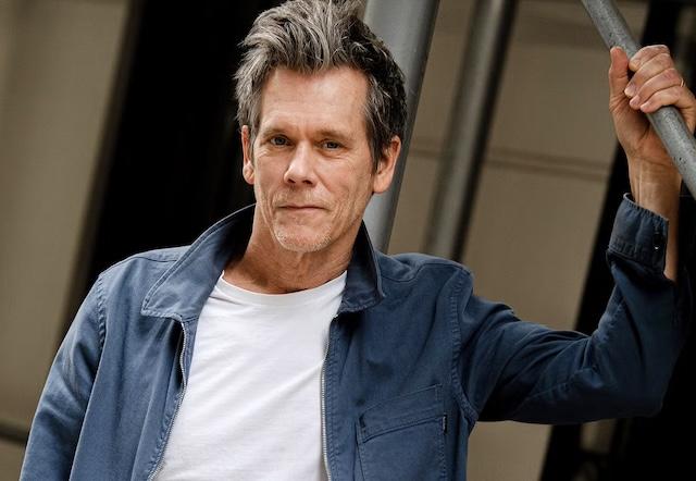 Kevin Bacon in a more candid moment, showcasing the grit and determination that has defined his career through decades in the film industry