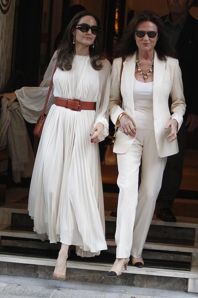An interesting fact about her is that she is the godmother of Angelina Jolie