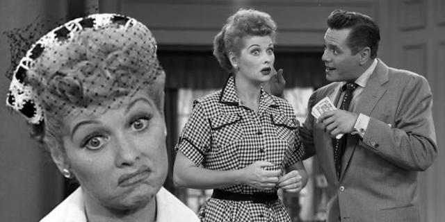 Lucy’s expressions say it all — a comedy queen who never misses a beat! 