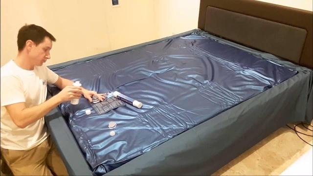 The first waterbed is associated with Charles Hall, who designed it in the 1960s