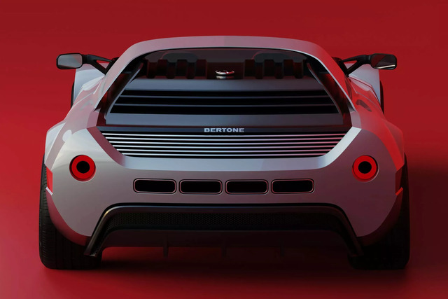 The rear of the car is a visual treat, with round LED taillights, a sculpted diffuser, and exhaust pipes that show off the car’s Italian flair