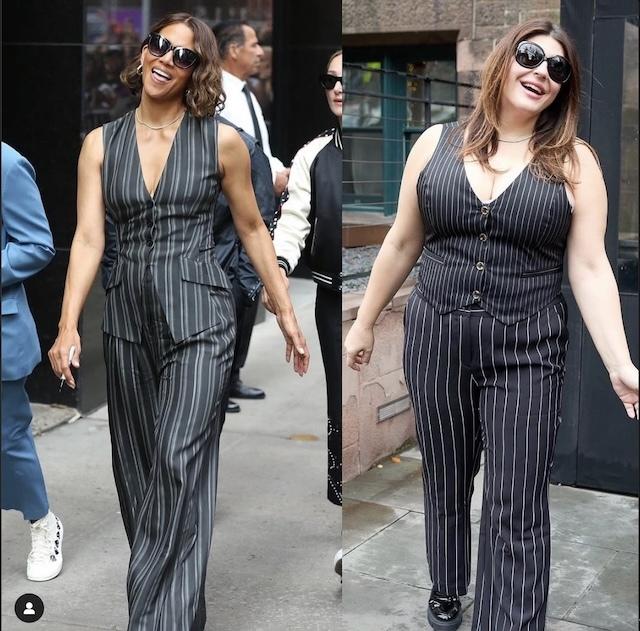 Katie Sturino Recreates Halle Berry’s Iconic Style