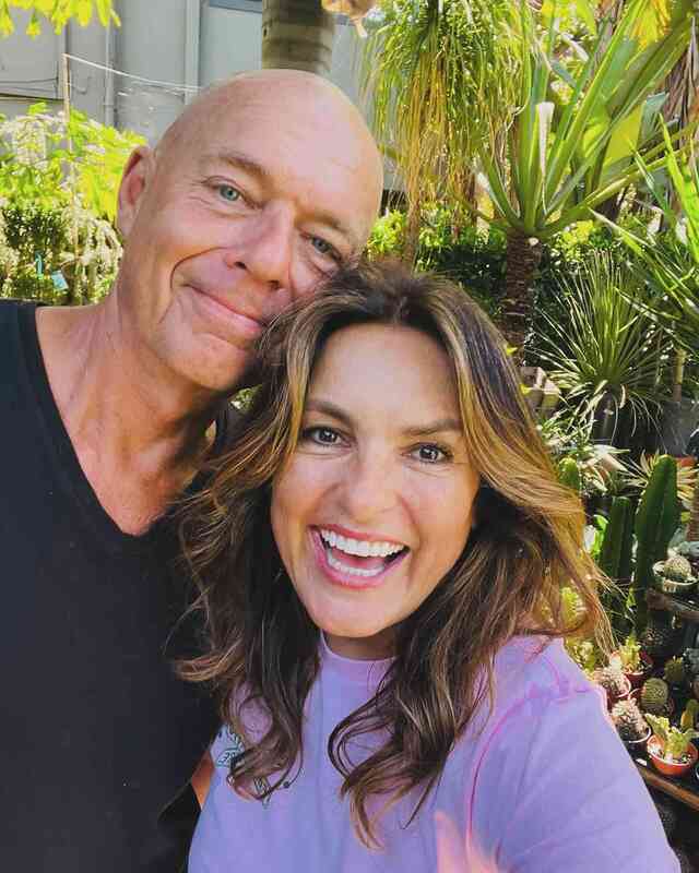 A beautiful moment shared by Mariska Hargitay and her brother Mickey Hargitay Jr., captured on Instagram by Mariska herself. MARISKA HARGITAY INSTAGRAM