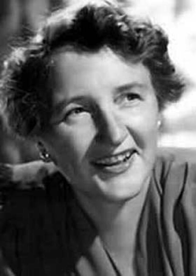 A close-up of Marjorie Main, the iconic actress behind Ma Kettle.