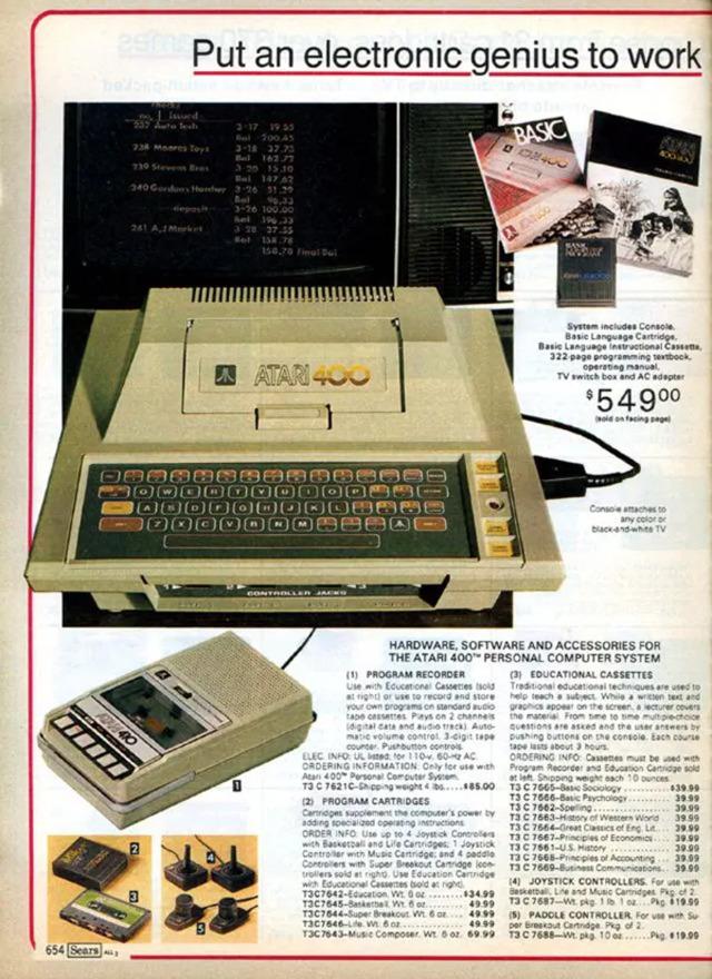 Atari 400 Home Computer System: The Early Days of Gaming
