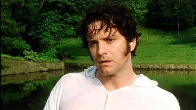 Colin Firth as Mr. Darcy in Pride and Prejudice