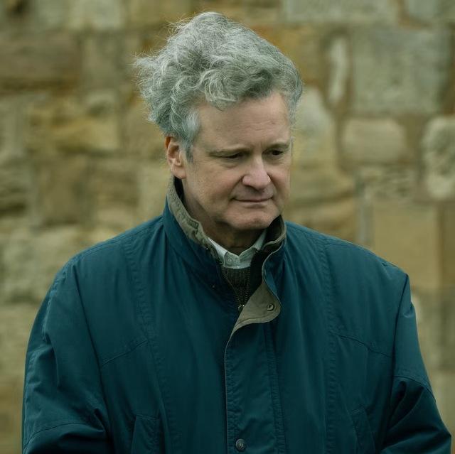 Firth’s character in A Search for Truth is one that has been shaped by years of loss, silence, and regret