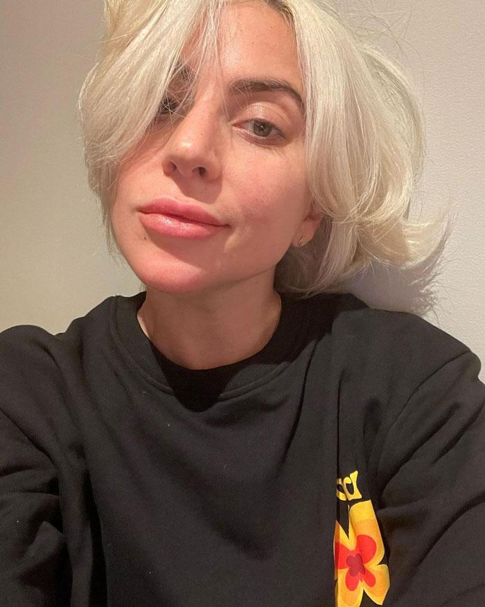 Lady Gaga: Makeup-Free Moment on Instagram