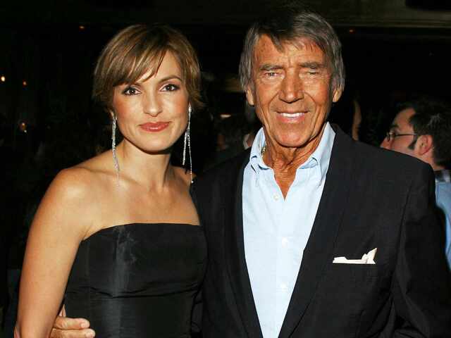 Mariska Hargitay and Mickey Hargitay celebrate the success of Law and Order: Special Victims Unit at the 100th Episode Party. J. COUNTESS/WIREIMAGE