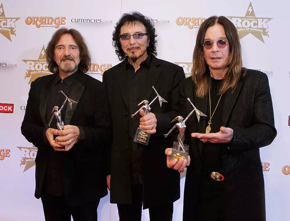 Ozzy Osbourne, Tony Iommi, and Geezer Butler, 2013 – A reunion that celebrates rock history.