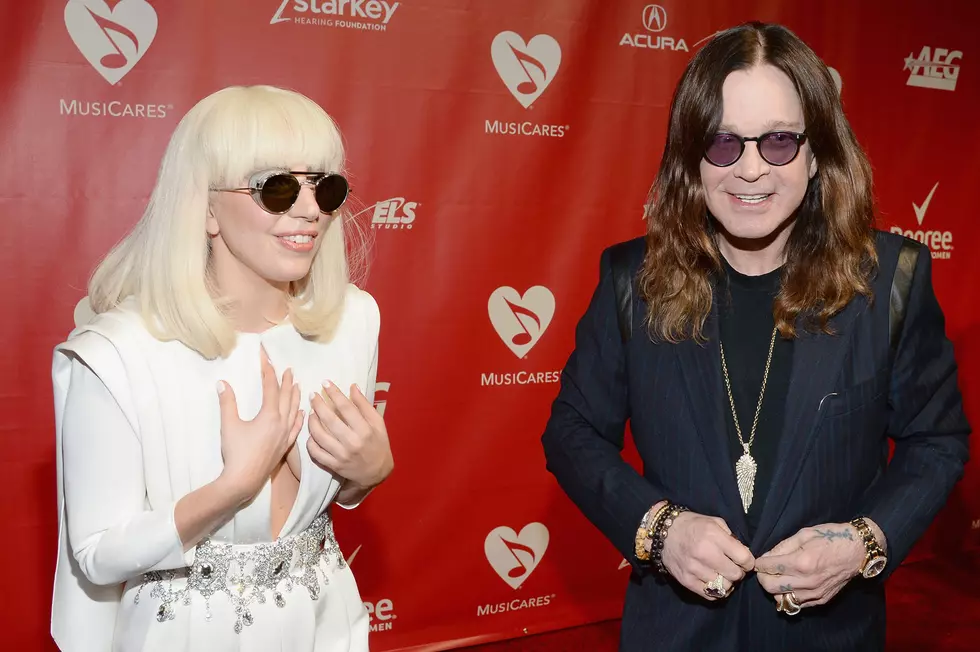 Ozzy Osbourne and Lady Gaga, 2014 – Two iconic figures from different worlds collide for a memorable moment.