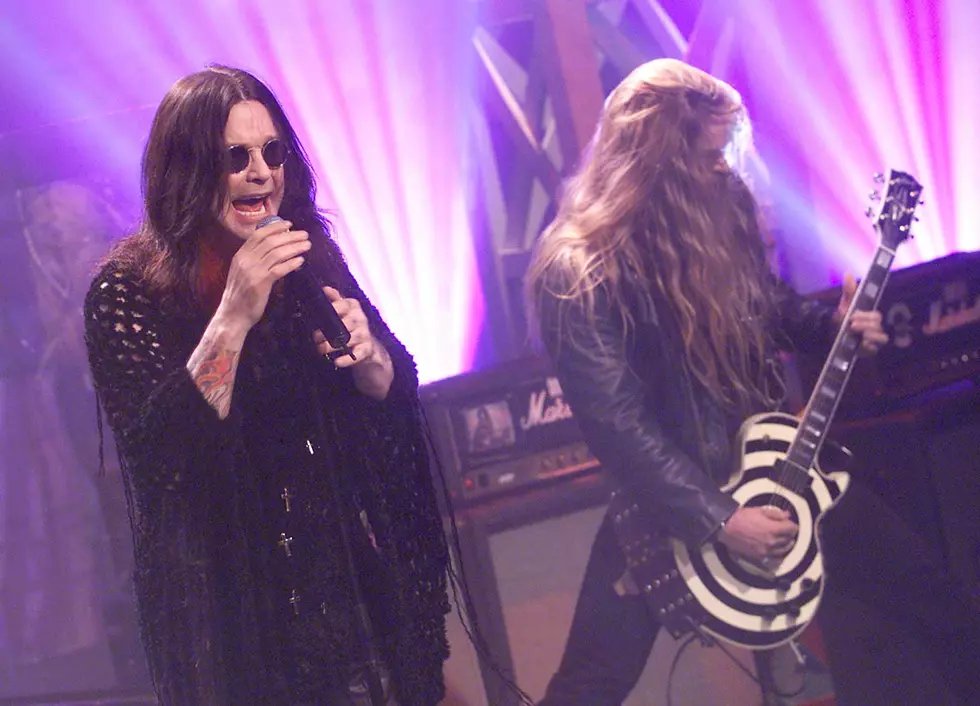 Ozzy Osbourne and Zakk Wylde, 2001 – Powerhouses of metal unite for an electrifying performance.