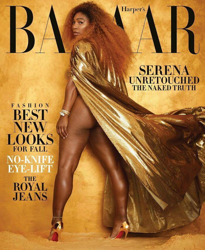 Serena Williams: No Retouching in Harper’s Bazaar