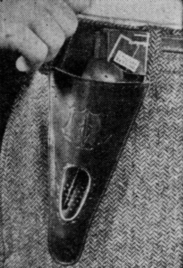 The Pipe Holster – a handy accessory for the smoker who prefers to keep their pipe always at hand.