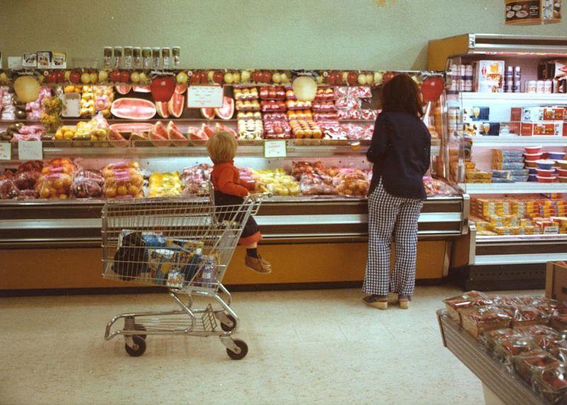 The fruit section, 1981.