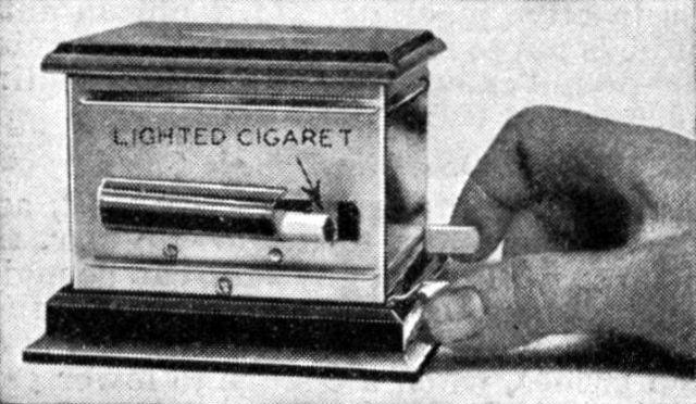 The smoking dispenser that lights your cigarette for you – no effort, just enjoyment.