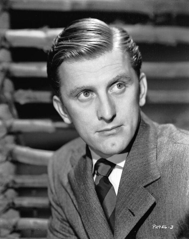 A stunning 1945 portrait of the ever-handsome Kirk Douglas.