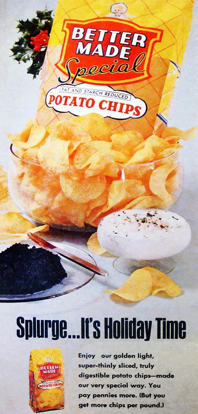 Better Made Special potato chips (1977): The chip that always delivered.