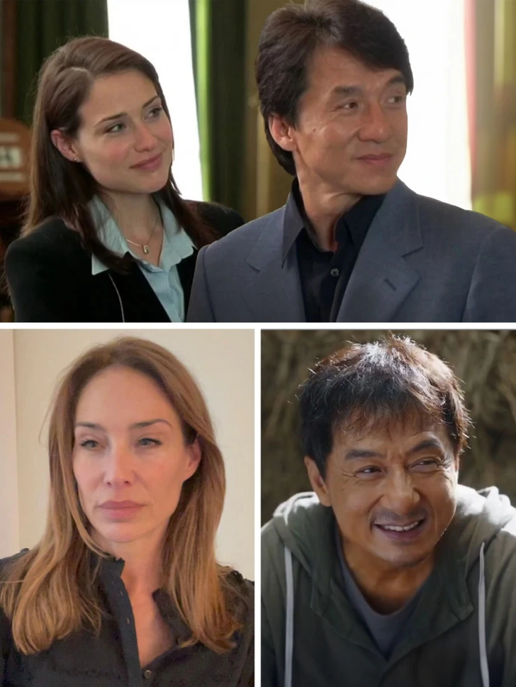Claire Forlani and Jackie Chan