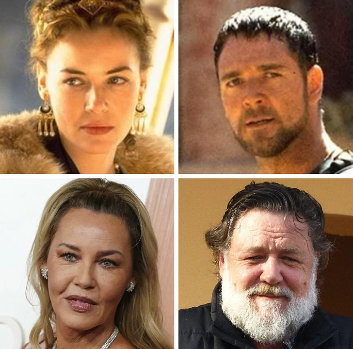 Connie Nielsen and Russell Crowe 