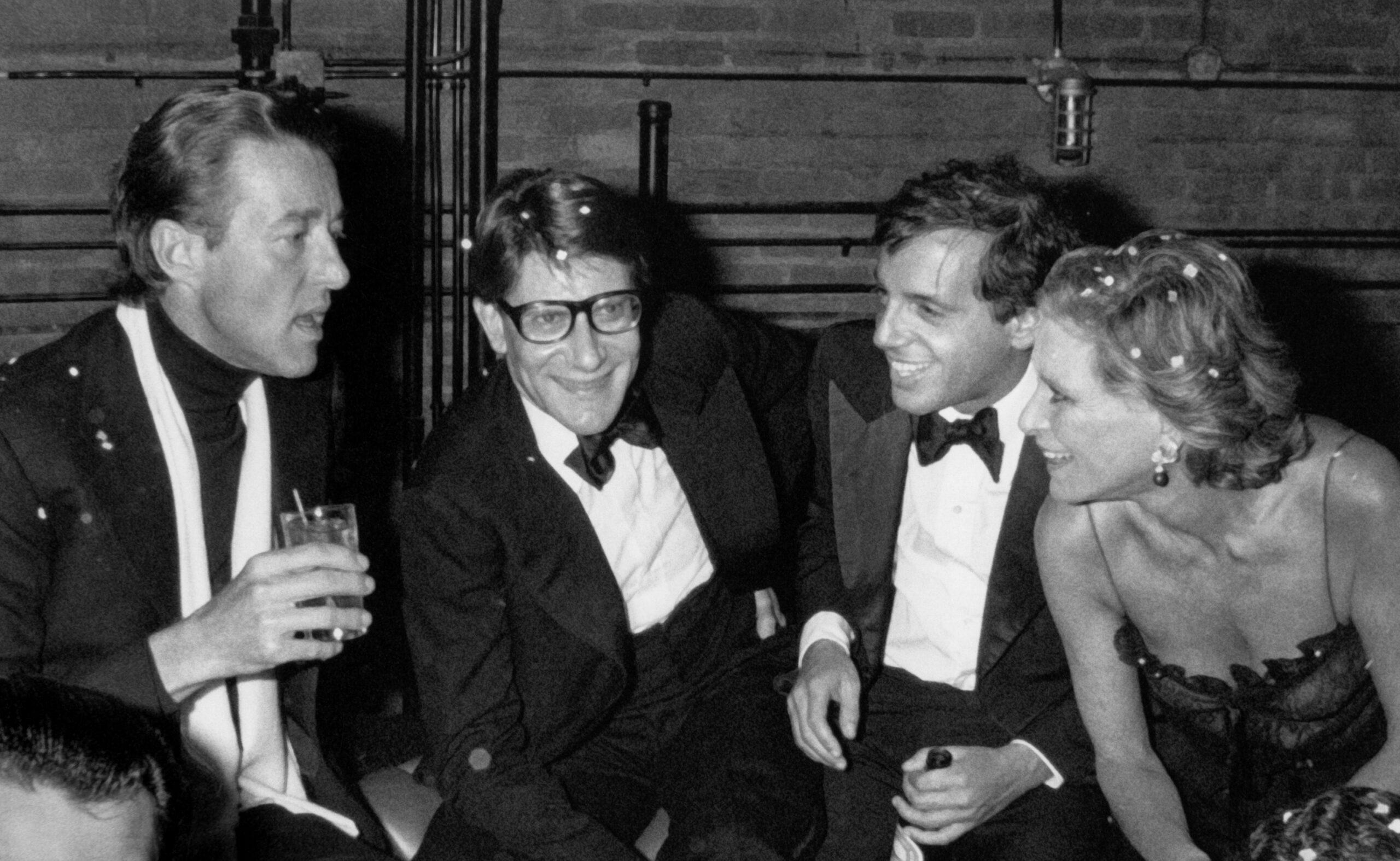Halston, Yves Saint Laurent, Steve Rubell, and Nan Kempner—when fashion titans and nightlife moguls created an era of luxury, rebellion, and excess.