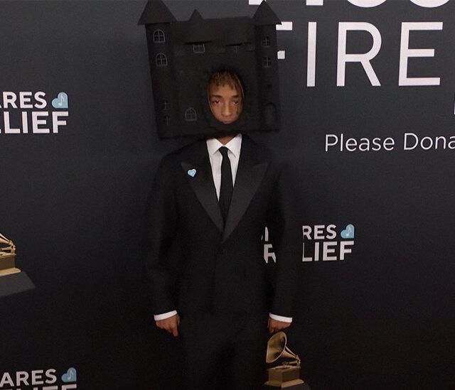 Jaden Smith’s outlandish fashion choice, a massive castle headpiece, that left fans and critics questioning his fashion sense.