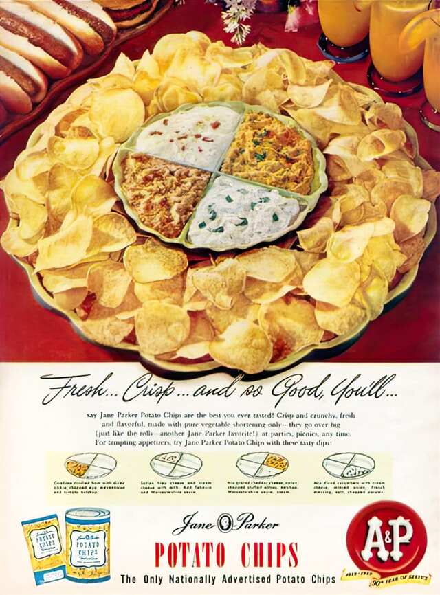 Jane Parker potato chips: A retro snack from 1949 that still brings a smile.