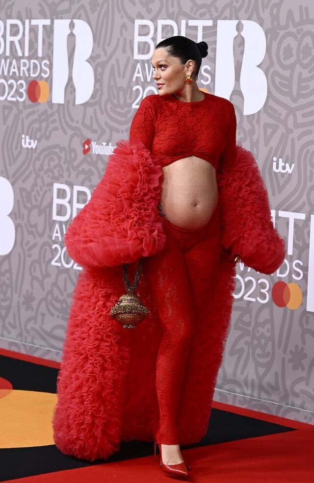 Jessie J: Bold and Radiant in Red