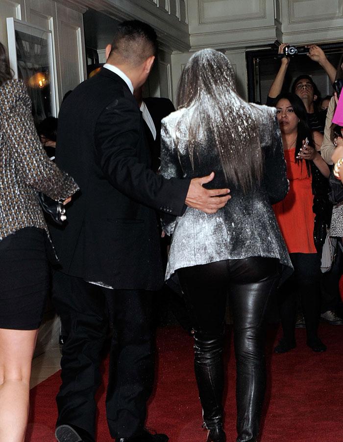Kim Kardashian’s Flour Incident: A Staged Media Moment