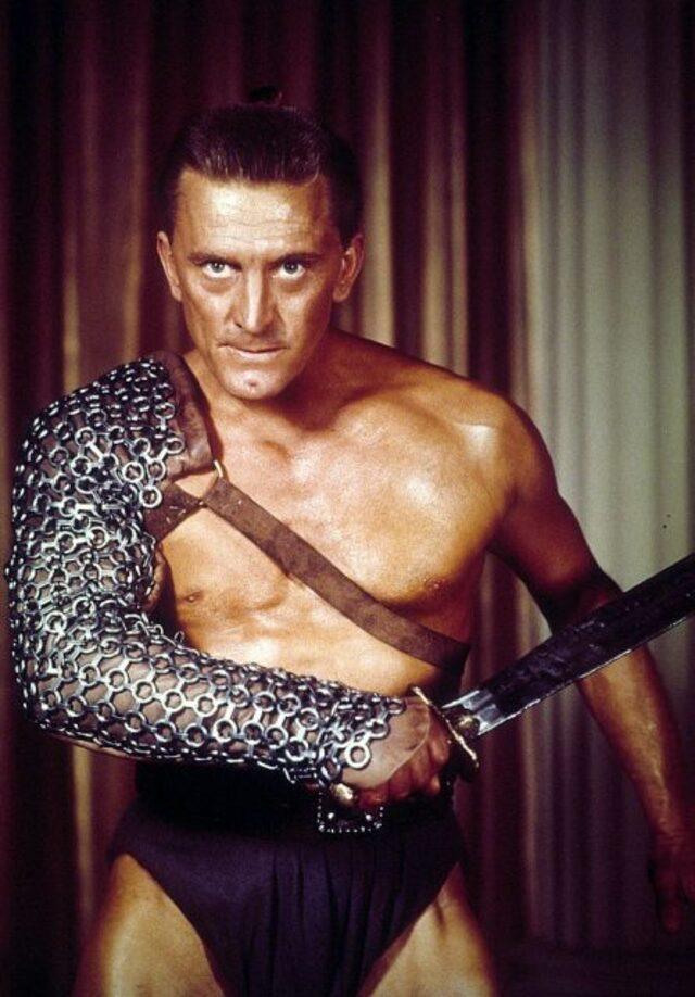 Kirk Douglas in his iconic role as Spartacus, 1960.