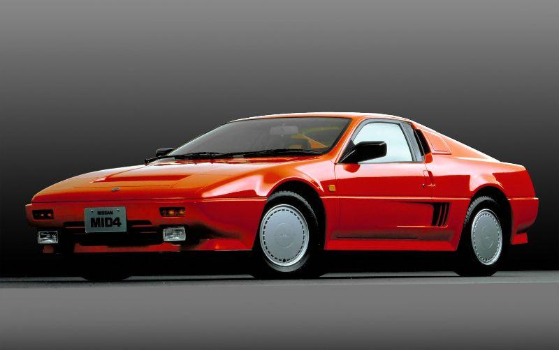 Nissan MID4, 1985-1987 – The Nissan MID4 was an ambitious concept car, designed to compete with Europe’s finest supercars.