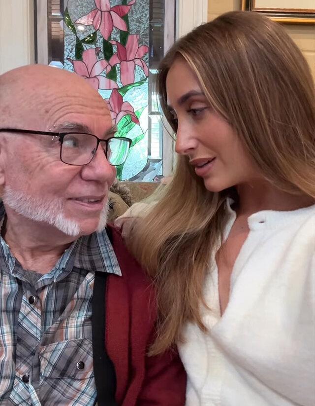 Phillips shared videos of visits to 82-year-old Steve and two friends at a nursing home, capturing moments that many found intimate and shocking.