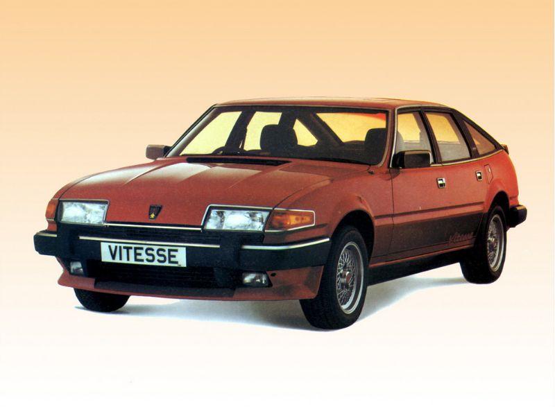 Rover Vitesse, 1984 – A luxury sedan with a sporty edge, the Rover Vitesse combined refinement with a thrill behind the wheel.