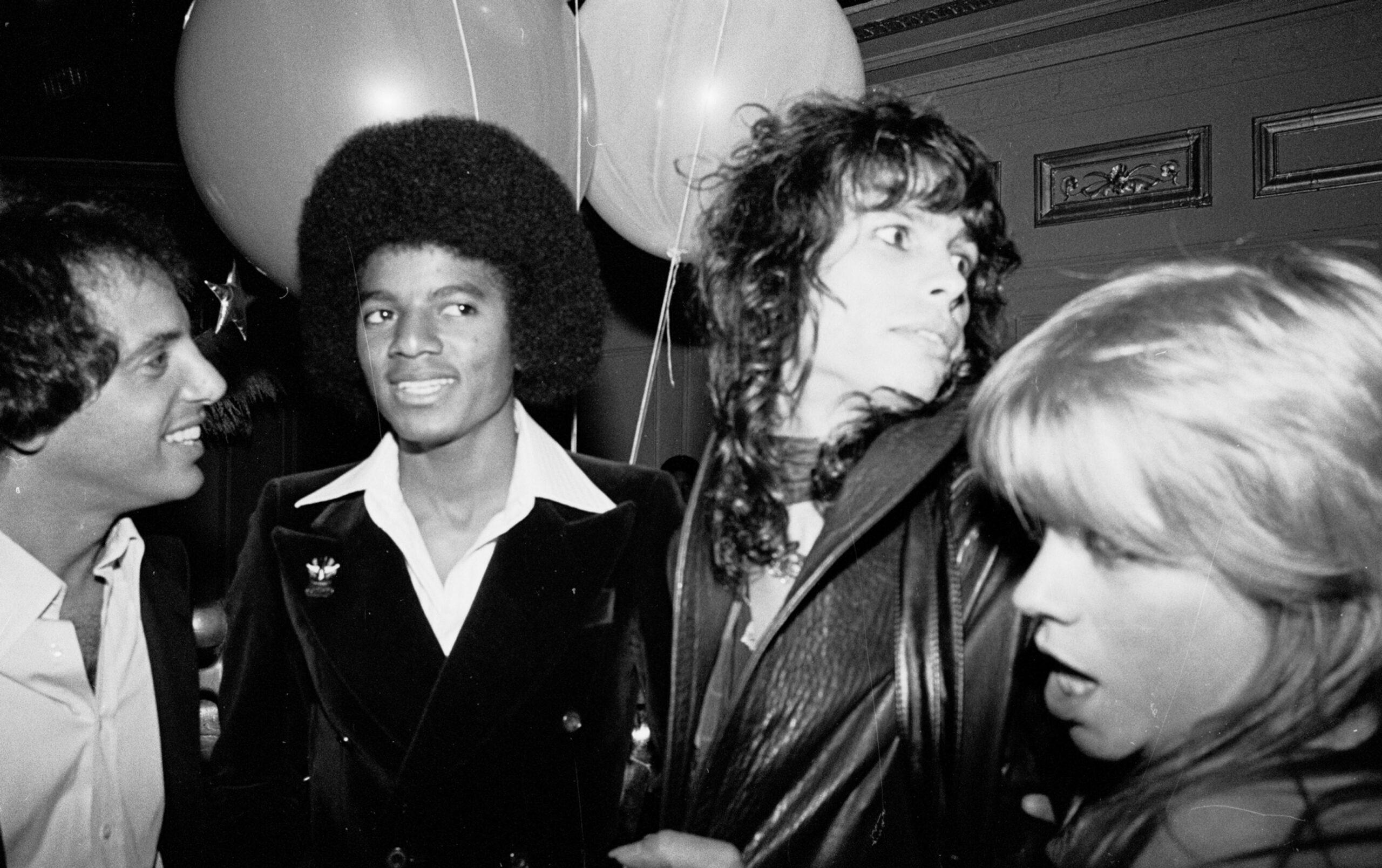 Steve Rubell, Michael Jackson, Steven Tyler, and Cherrie Currie—an unforgettable blend of rock legends, pop icons, and unforgettable moments.
