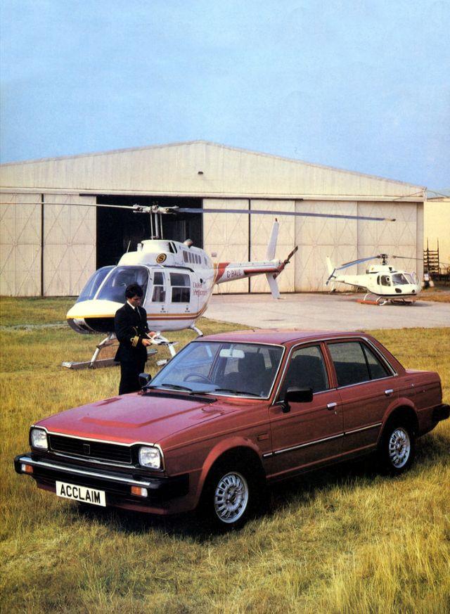 Triumph Acclaim CD, 1984 – The CD model offered a slightly more premium version of the Acclaim, designed for those seeking extra luxury.