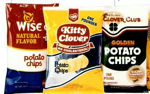 Wise, Kitty Clover, and Clover Club golden chips (1987)—the top choices of the time.