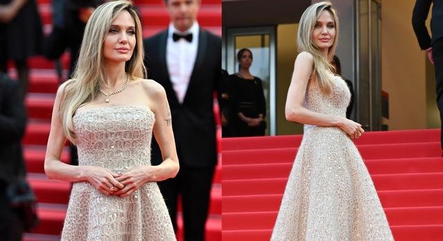 Angelina’s transformation made a splash at the 2025 Cannes Film Festival, where she debuted a radiant bleached blonde look that turned heads instantly.